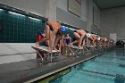 Swimming vs Babson  Wheaton College Swimming vs Babson College. - Photo By: KEITH NORDSTROM : Wheaton, Swimming, Babson